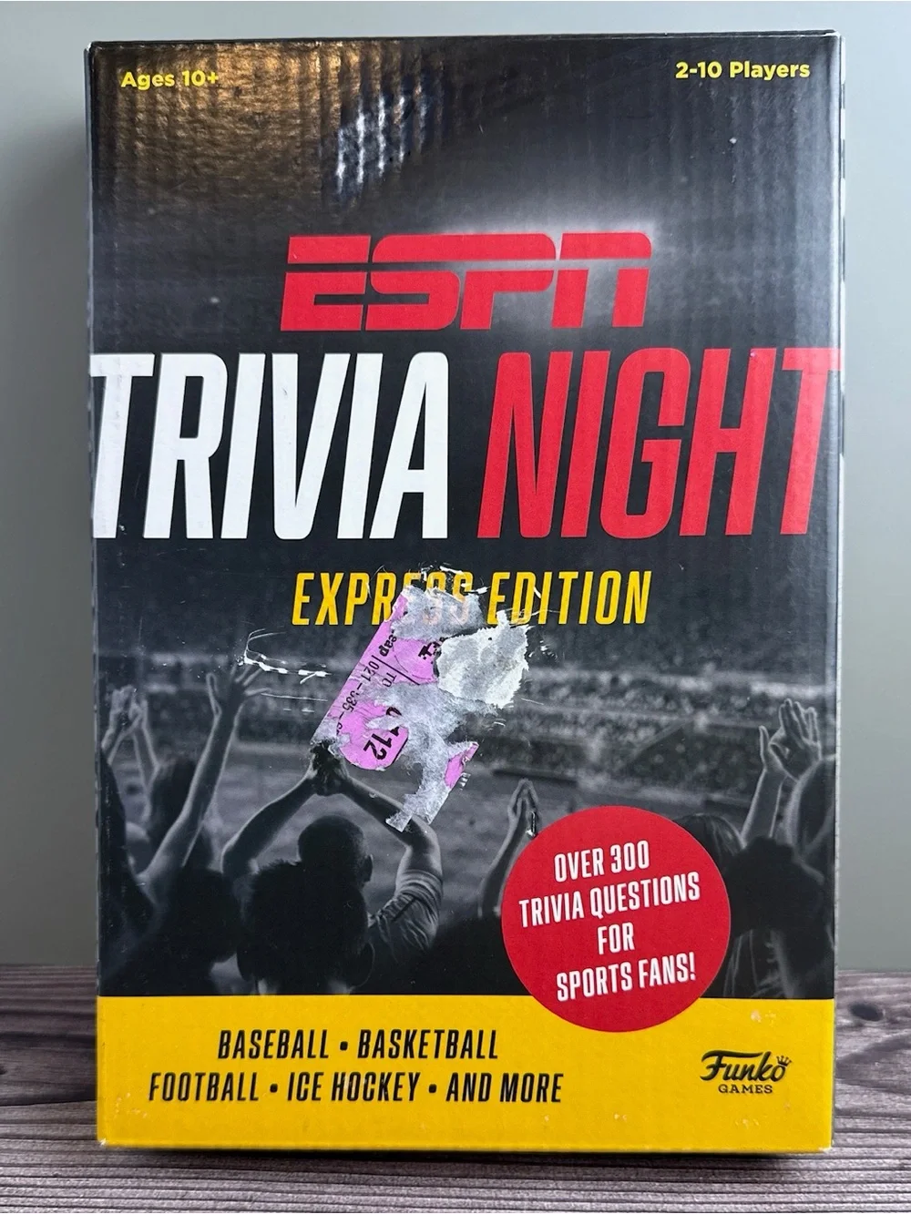 ESPN Trivia Night Express Edition Sports Trivia Game Sealed Funko Games